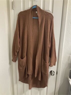 Soma  Weekend Cozy Long Open-Front Cardigan Size S/M